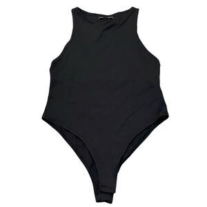 Zara Black Sleeveless Bodysuit